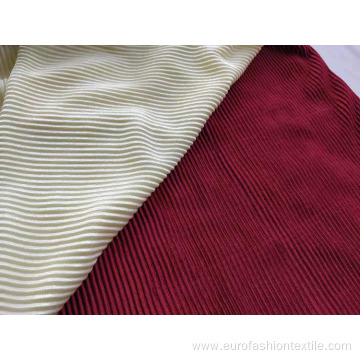 Shiny Interlock Pleat Fabric